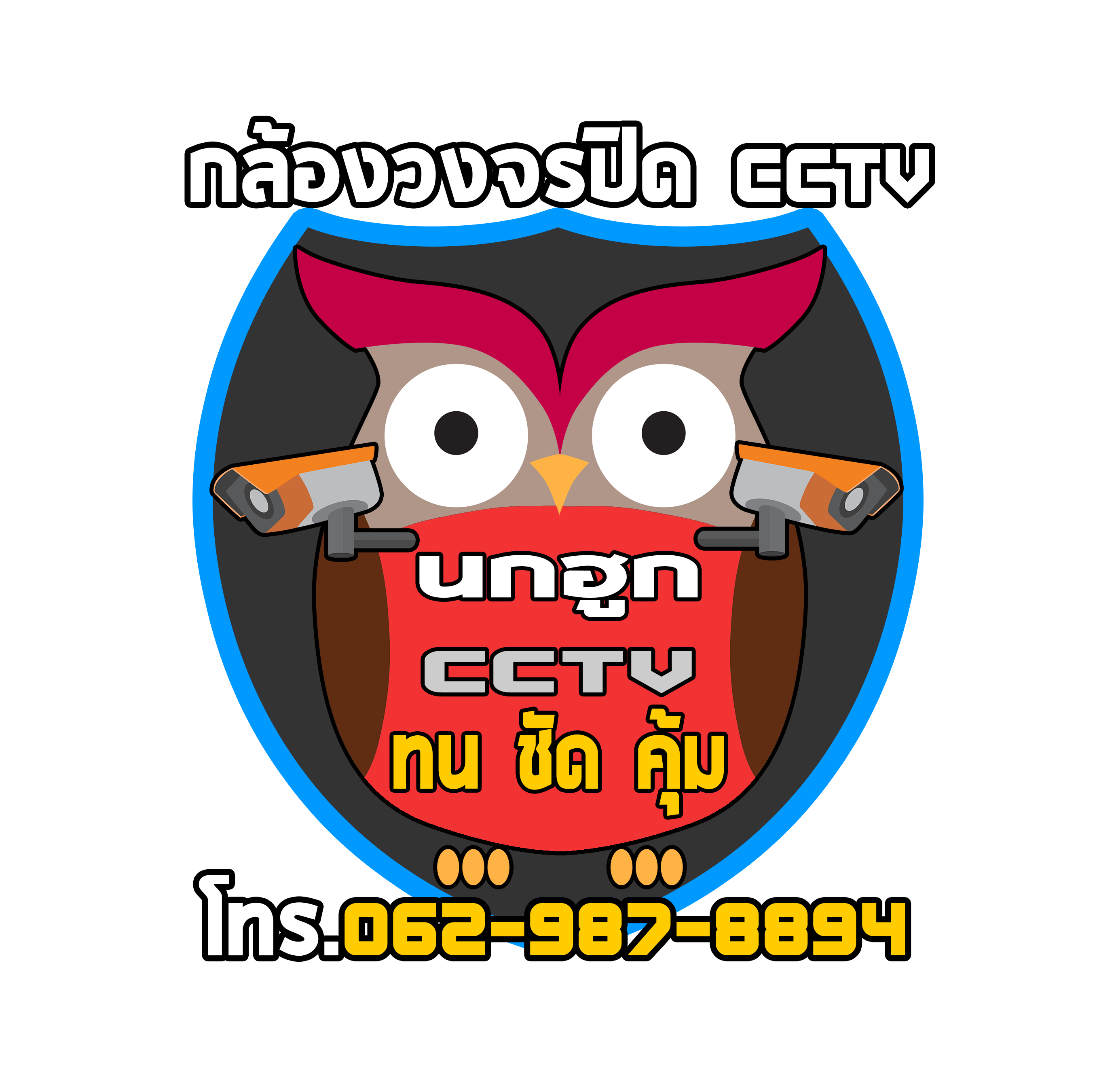 นกฮูก CCTV กล้องวงจรปิดอยุธยา  062-987-8894